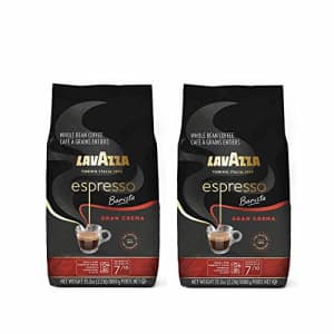 Lavazza Gran Crema Espresso, 2.2-Pound - Pack of 2 (Packaging May Vary) for $25 Lavazza Gran Crema Espresso, 2.2-Pound - Pack of 2 (Packaging May Vary) for $25