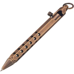 Smootherpro Solid Brass Bolt Action Pen for $8 Smootherpro Solid Brass Bolt Action Pen for $8