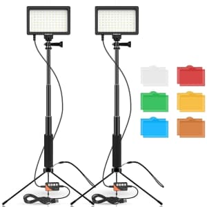 Samtian 96 LED Video Light Kit for $24 Samtian 96 LED Video Light Kit for $24