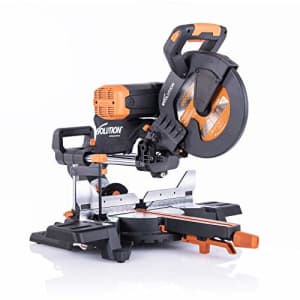 Evolution Power Tools R255SMSDB+ 15 Amp 10 in. Premium Dual Bevel Sliding Miter Saw w/Laser and for $499 Evolution Power Tools R255SMSDB+ 15 Amp 10 in. Premium Dual Bevel Sliding Miter Saw w/Laser and for $499