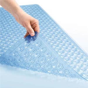 Gorilla Grip Patented Shower and Bath Mat, 35x16, Machine Washable Bathtub Mats, Extra Large Tub for $15