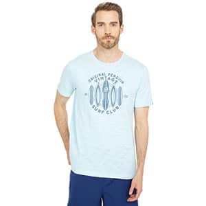 Original Penguin Men's Standard Vintage Surf Club Short Sleeve Tee Shirt, Cool Blue, Large for $23 Original Penguin Men's Standard Vintage Surf Club Short Sleeve Tee Shirt, Cool Blue, Large for $23