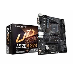 Gigabyte A520M S2H (AMD Ryzen AM4/MicroATX/4+3 Phases Digital PWM/Gigabyte Gaming GbE LAN/NVMe PCIe for $68 Gigabyte A520M S2H (AMD Ryzen AM4/MicroATX/4+3 Phases Digital PWM/Gigabyte Gaming GbE LAN/NVMe PCIe for $68