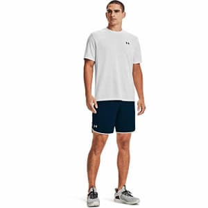 Under Armour Men's Qualifier Train Shorts, Academy Blue (408)/White, X-Small for $26 Under Armour Men's Qualifier Train Shorts, Academy Blue (408)/White, X-Small for $26