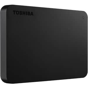 Toshiba 2TB Canvio Basics USB 3.0 Portable External Hard Drive for $58
