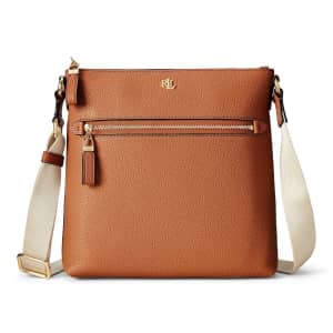 Lauren Ralph Lauren Leather Jetty Crossbody for $96 Lauren Ralph Lauren Leather Jetty Crossbody for $96