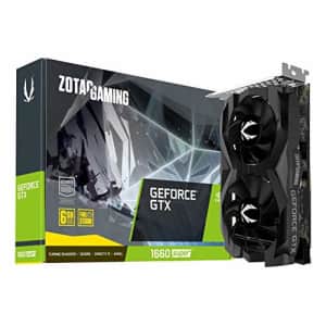 ZOTAC Gaming GeForce GTX 1660 Super 6GB GDDR6 192-bit Gaming Graphics Card, Super Compact, for $342