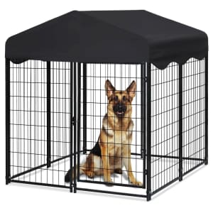 PawGiant Large Dog Kennel with Cover for $115