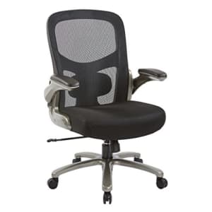 Office Star Big and Tall Mesh Back and Padded Mesh Seat Executive Chair with Adjustable Lumbar for $674