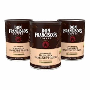 Don Francisco's Hawaiian Hazelnut Flavored Ground Coffee, 12 oz. (Pack of 3) for $13