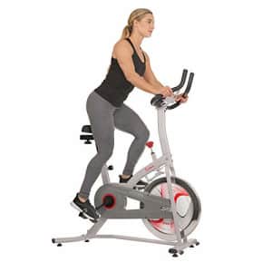 Sunny Health & Fitness Indoor Cycling Bike with Magnetic Resistance - SF-B1918, Grey for $226