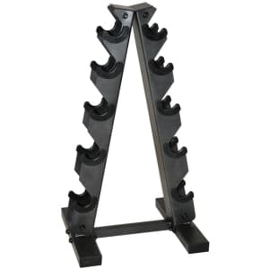 Cap Barbell A-Frame Dumbbell Rack for $29 Cap Barbell A-Frame Dumbbell Rack for $29
