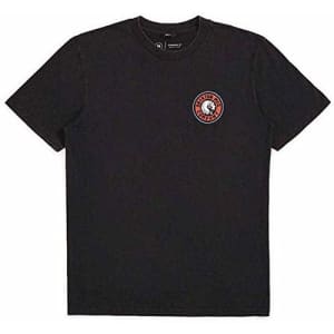 Brixton Men's Rival II Standard FIT Short Sleeve T-Shirt, Black/Red, S for $28 Brixton Men's Rival II Standard FIT Short Sleeve T-Shirt, Black/Red, S for $28