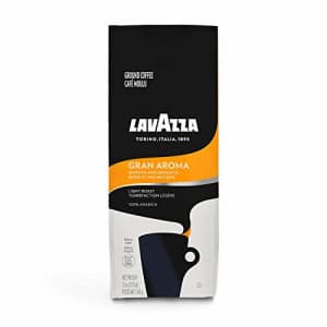 Lavazza Gran Aroma Ground Coffee Blend, Light Roast, 12 oz for $15