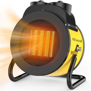 AEscod 1,500W Portable Ceramic Space Heater for $40