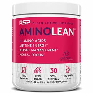 RSP AminoLean - All-in-One Pre Workout, Amino Energy, Weight Management Supplement with Amino for $22