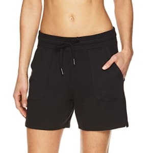 Gaiam Women's Warrior Yoga Short - Bike & Running Activewear Shorts w/Pockets - Black (Tap Shoe) for $26 Gaiam Women's Warrior Yoga Short - Bike & Running Activewear Shorts w/Pockets - Black (Tap Shoe) for $26