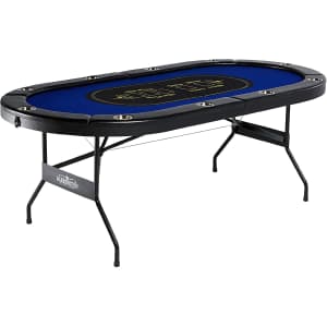 Barrington Collection 10-Player Poker Table for $281 Barrington Collection 10-Player Poker Table for $281