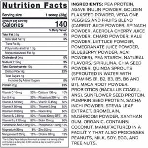 Vega One Organic Meal Replacement Plant Based Protein Powder, Coconut Almond - Vegan, Vegetarian, for $50 Vega One Organic Meal Replacement Plant Based Protein Powder, Coconut Almond - Vegan, Vegetarian, for $50