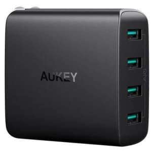 Aukey 40W 4-Port Wall Charger for $8 Aukey 40W 4-Port Wall Charger for $8