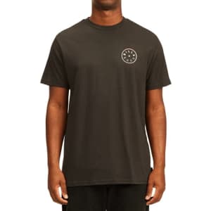 Billabong Men's Short Sleeve Premium Logo Graphic T-Shirt, Rotor Black, XX-Large for $20