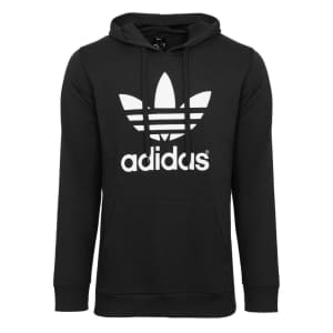 adidas Men's Trefoil Fleece Hoodie for $16 adidas Men's Trefoil Fleece Hoodie for $16