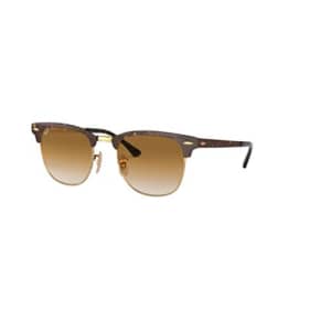 Ray-Ban RB3716 CLUBMASTER METAL 900851 51M Gold Top Havana/Clear Brown Gradient Sunglasses For Men for $189