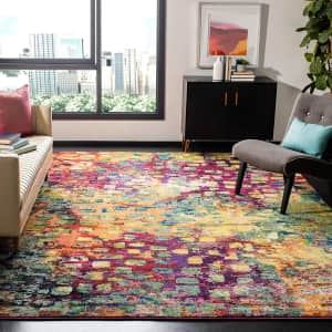 Safavieh Monaco Collection Boho Chic Abstract Watercolor 6'7" x 9'2" Area Rug for $122