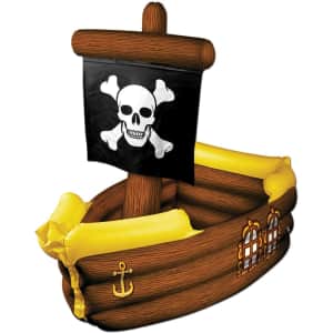 33" x 39" Inflatable Pirate Ship Cooler for $29