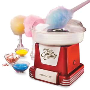 Nostalgia Retro Hard & Sugar-Free Candy Cotton Candy Maker for $39