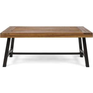 Christopher Knight Home Carlisle Outdoor Acacia Wood Coffee Table for $110
