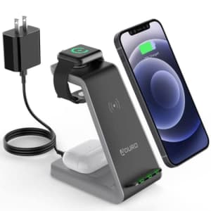 Aduro PowerUp Trinity Pro 3 in 1 Wireless Charging Station for $28