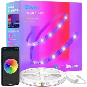 Govee 50-Ft. Bluetooth LED Strip Lights for $15 Govee 50-Ft. Bluetooth LED Strip Lights for $15