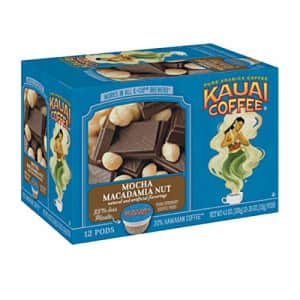 Kauai Coffee Single-serve Pods, Mocha Macadamia Nut 100% Premium Arabica Coffee from Hawaiis for $34