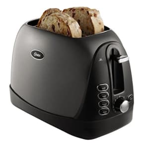 Oster 2-Slice Toaster, Metallic Grey (TSSTTRJBG1) (Renewed) for $27 Oster 2-Slice Toaster, Metallic Grey (TSSTTRJBG1) (Renewed) for $27