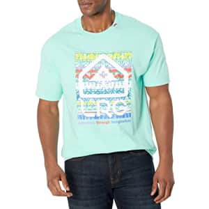 LRG Lifted Research Group Men's Collection T-Shirt, Block Party Celadon, XL for $21