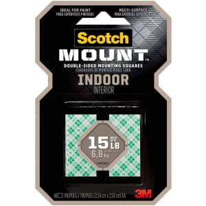 Scotch Indoor Mounting Square 48-Pack for $7
