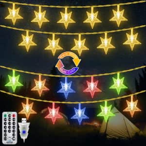 Ollny 49-Ft. Star String Lights for $23 Ollny 49-Ft. Star String Lights for $23