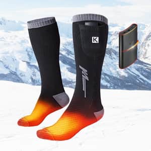 Kemimoto Rechargeable Heated Socks for $25