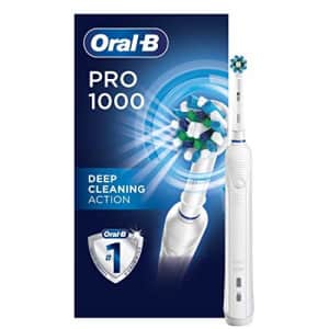 Oral-B Pro 1000 Power Rechargeable Electric Toothbrush Powered by Braun for $45 Oral-B Pro 1000 Power Rechargeable Electric Toothbrush Powered by Braun for $45