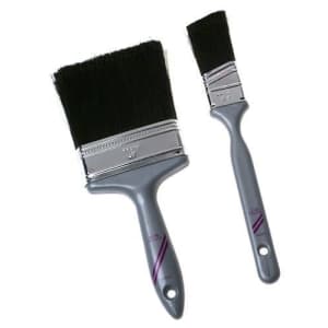Linzer Products A 154 S 4" Wall & 1-1/2" Angle Sash Polyester Utility Paint Brush 2 Pack for $24