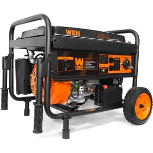 WEN 4750W Portable Generator with Wheel Kit for $325