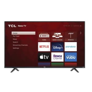 TCL 65" Class 4-Series 4K UHD HDR Roku Smart TV for $320