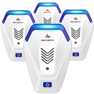 Morneve Ultrasonic Pest Repeller 4-Pack for $18 w/ Prime Morneve Ultrasonic Pest Repeller 4-Pack for $18 w/ Prime