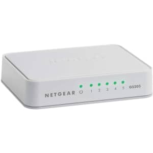 Netgear 5-Port Gigabit Ethernet Unmanaged Switch for $12