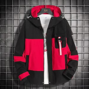 Men's Hooded Windbreaker Jacket for $20 Men's Hooded Windbreaker Jacket for $20