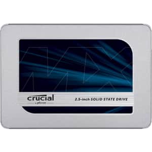 Crucial 500GB MX500 SATA 2.5" Internal SSD for $53