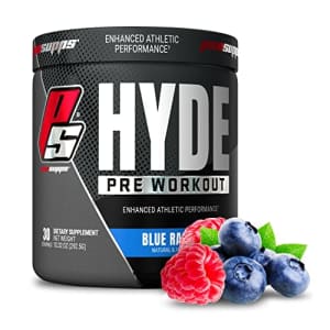 ProSupps Hyde Pre Workout Powder Energy Drink Enhanced Energy, Performance & Pumps with Citrulline, for $27