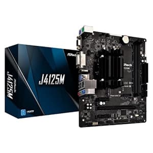 ASRock J4125M Intel Quad-Core Processor J4125 (Up to 2.7 GHz) Motherboard for $142