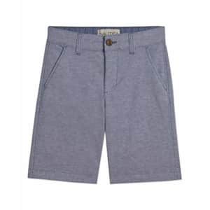 Nautica Boys' Flat Front Shorts, Sea Blue, 8 for $19